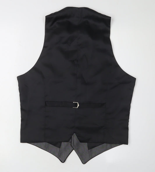 Mens UK Size 38 OneSix5ive Regular Grey Suit Waistcoat