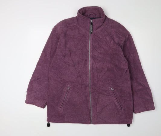 Womens UK Size M Arctic Storm Purple Basic Jacket