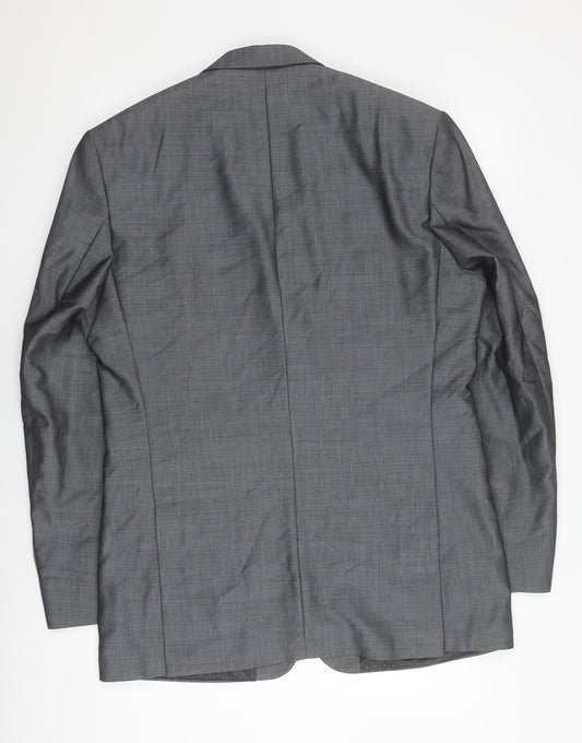 Mens UK Size 40 Jasper Conran Regular Grey Suit Jacket
