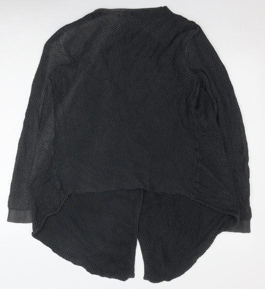 Womens UK Size M Tezenis Black Cardigan Jumper