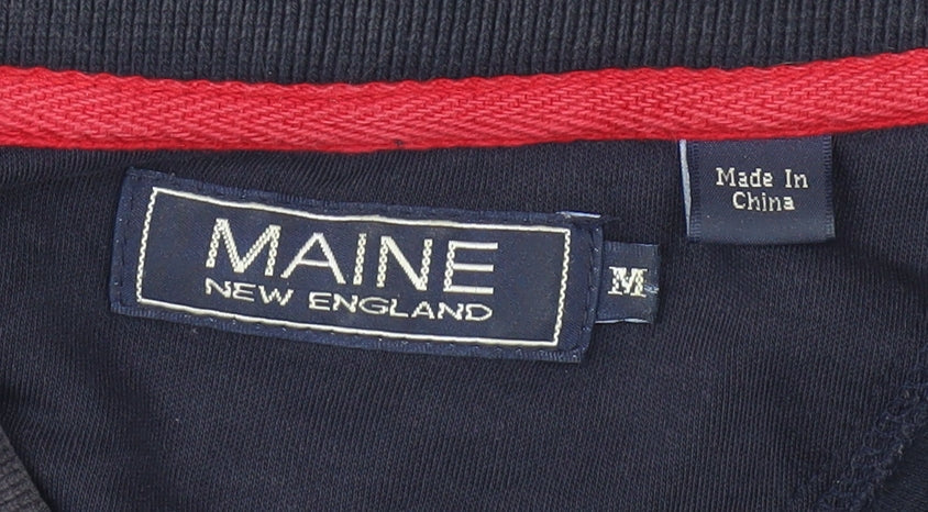 Maine New England Men's Multicoloured Striped Polo M