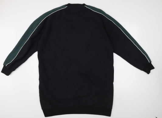 Jack Wills Women's Black Crew Neck Jersey Size 14