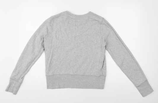 Gap Women’s Grey Jersey Crew Neck T-Shirt M