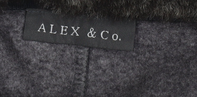 Alex & Co. Women's Grey Wool Short Jacket