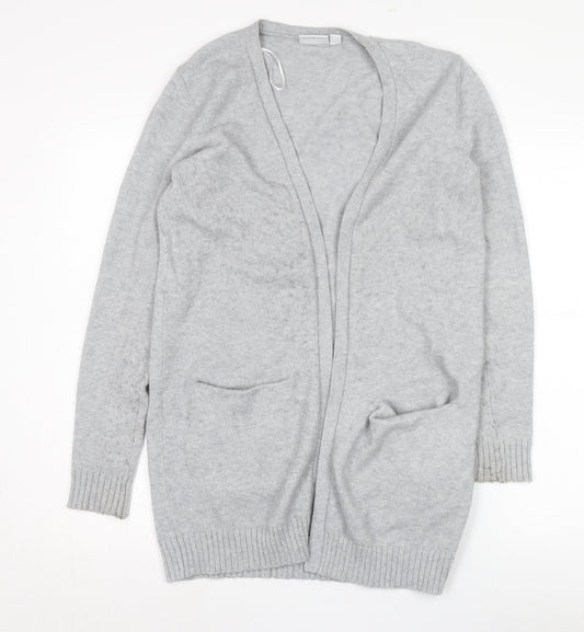Womens UK Size S VILA Grey Cardigan Jumper