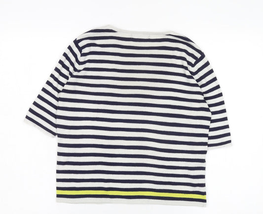 Womens UK Size 12 Mango Multicoloured Pullover Jumper