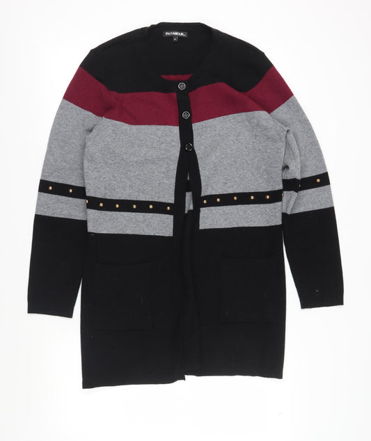 Womens UK Size M Paramour Black Cardigan Jumper