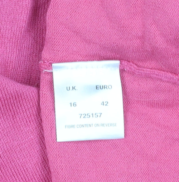 Womens UK Size 16 Eastex Pink T-Shirt