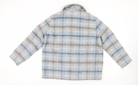 Womens UK Size M Topshop Blue Basic Jacket