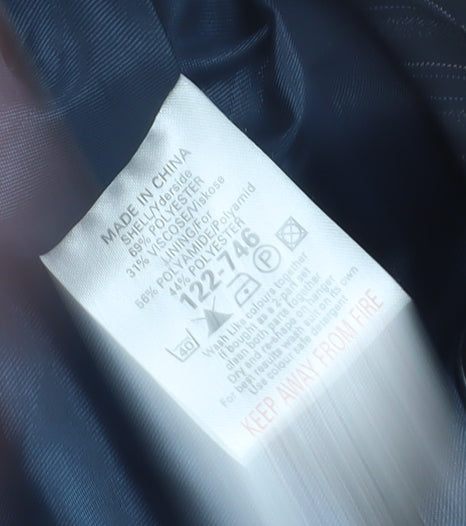 Next Women's Black Pinstripe Suit Jacket, Size 10