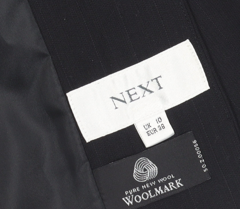 Next Women’s Black Suit Jacket, Size 10, Wool, Business