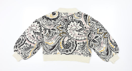 Womens UK Size S Topshop Multicoloured Pullover Jumper
