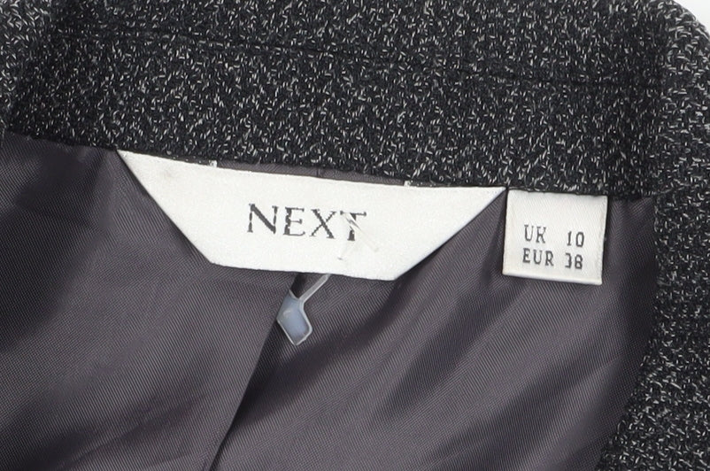 Next Women's Grey Tweed Suit Jacket, Size 10, Classic Fit