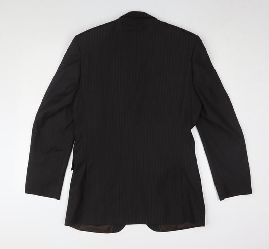 Mens UK Size 38 Burton Regular Black Suit Jacket