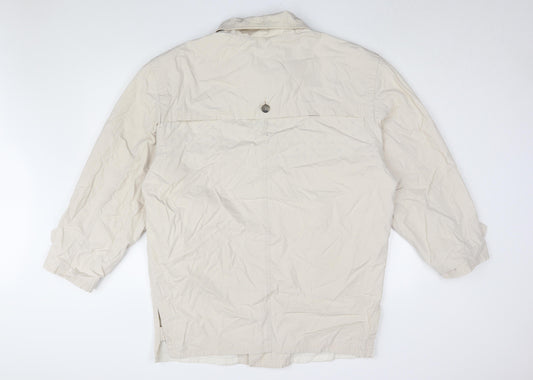 Mens UK Size S NEXT Beige Rain Coat