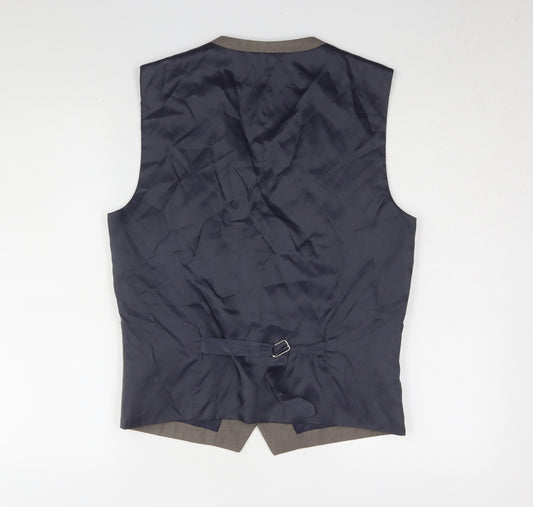 Mens UK Size 38 NEXT Regular Grey Suit Waistcoat