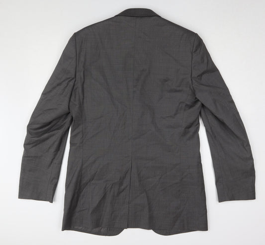 Mens UK Size 40 Marks and Spencer Regular Grey Suit Jacket