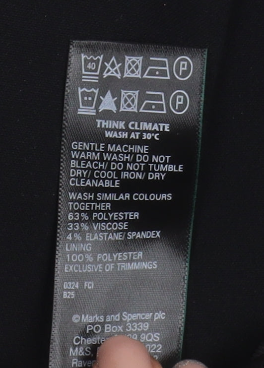 Marks and Spencer Women's Black Blazer Size 8