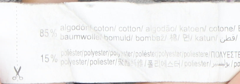 Zara Men’s Grey Full Zip Hoodie, Size 12, Classic Comfort