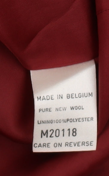 Next Women's Red Wool Blazer UK 8 Classic Style