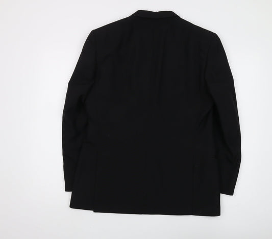 Mens UK Size 38 Chatsworth Regular Black Suit Tuxedo