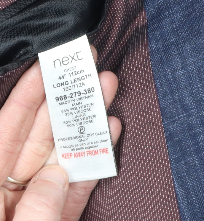Mens UK Size 44 NEXT Regular Blue Suit Jacket