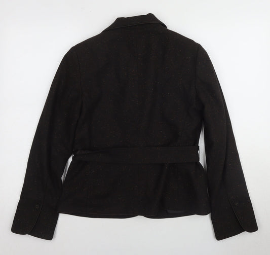 Womens UK Size 12 H&M Black Basic Jacket Jacket
