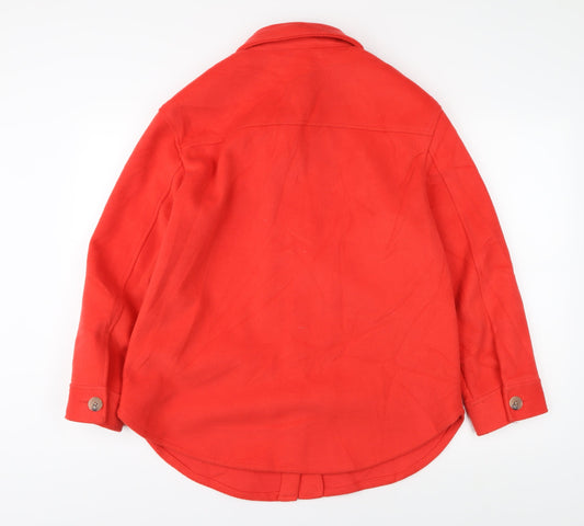 Womens UK Size 12 Marks and Spencer Red Basic Jacket