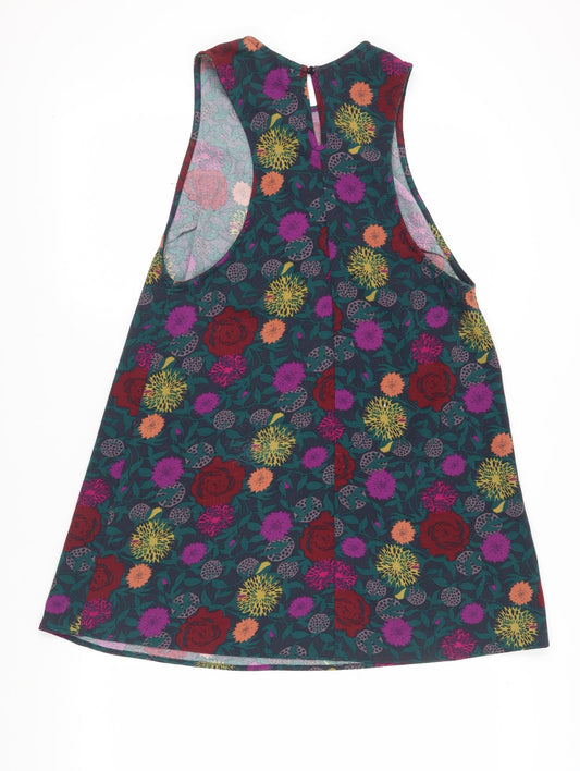 American Apparel Floral Women's Dress M Multicoloured
