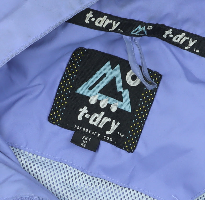 Womens UK Size 14 Target Dry Blue Rain Coat