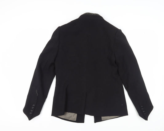 Next Women's Black Blazer, Size 14, Elegant Woven Business Wear