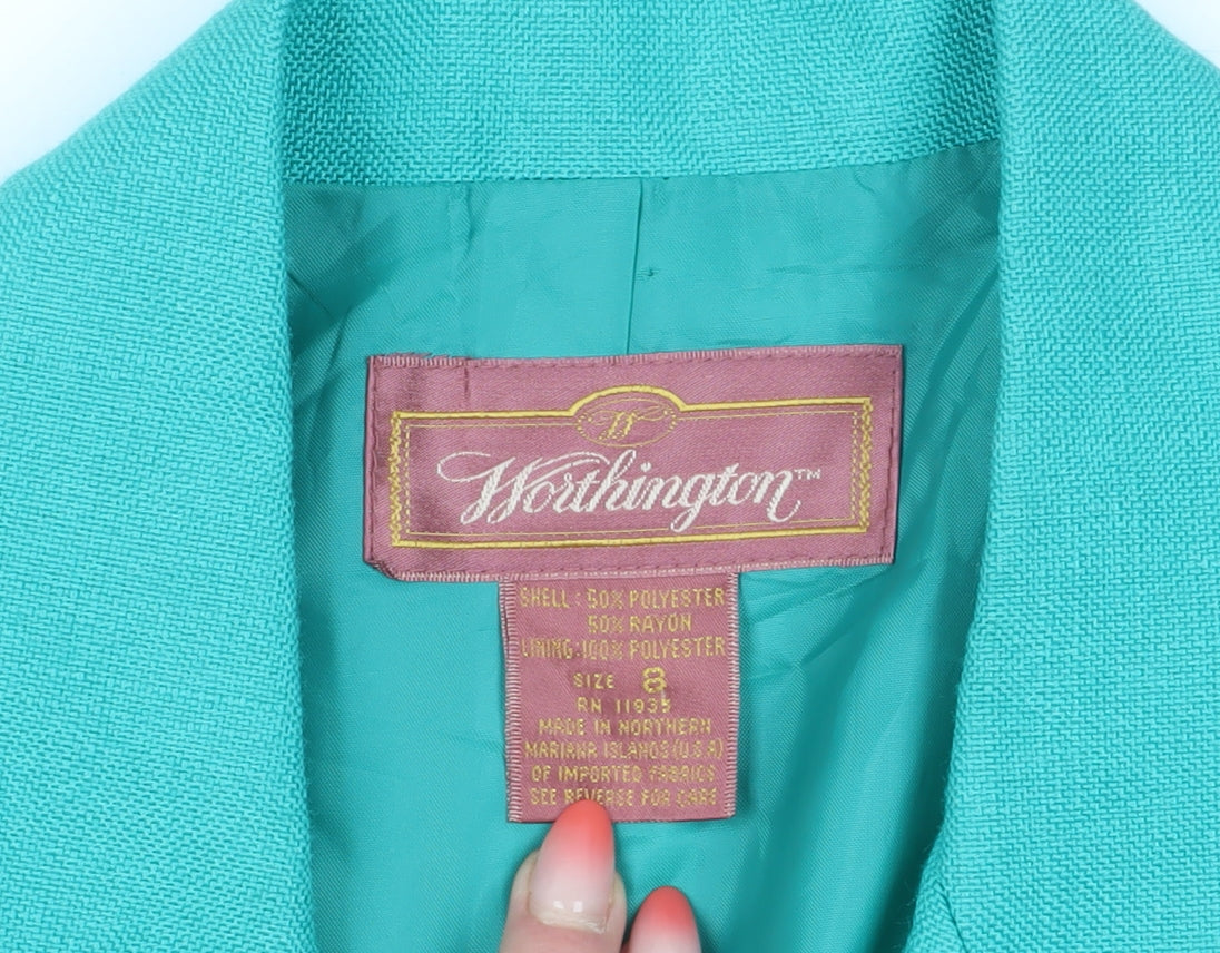 Worthington Women's Green Suit Jacket, Size 10