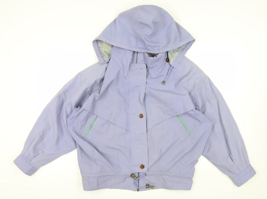 Womens UK Size 14 C&A Purple Anorak Coat