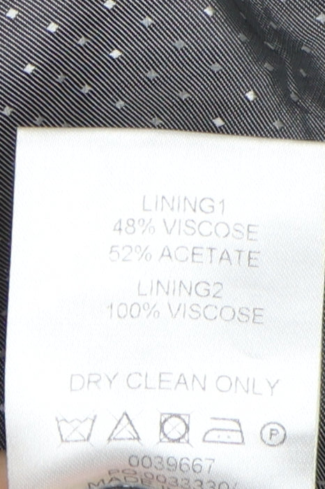 Mens UK Size 42 Jeff Banks Regular Grey Suit Jacket
