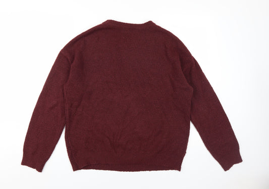 Harry Potter Women's Red Pullover Jumper L