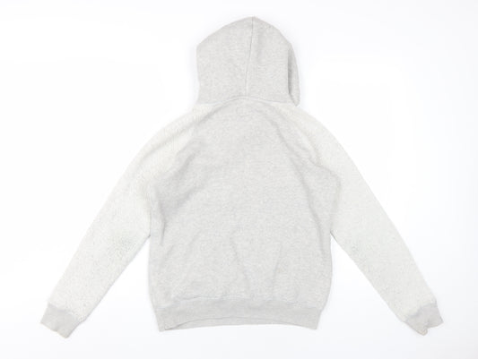 Womens UK Size 8 Jack Wills Grey Pullover Hoodie