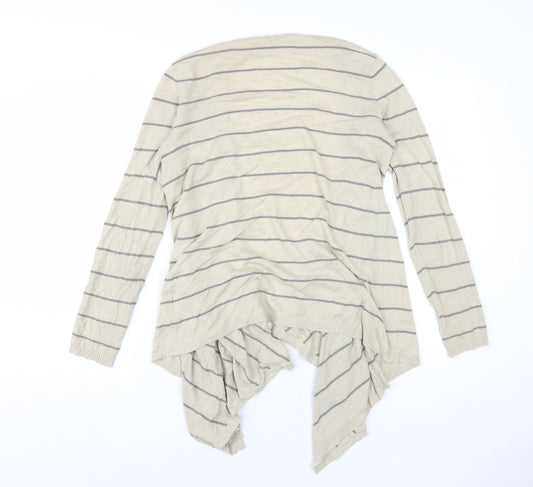 Womens UK Size 8 FatFace Beige Cardigan Jumper