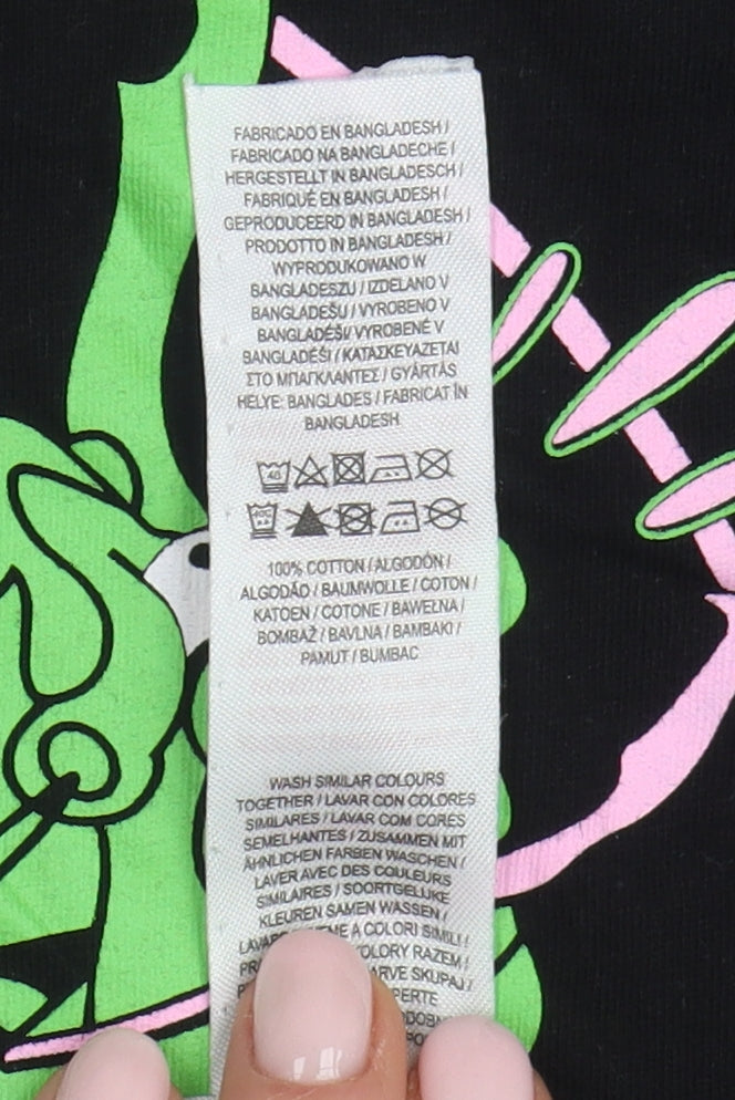 Rick and Morty Black Long Sleeve Graphic T-Shirt