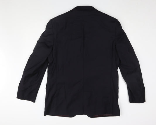 Mens UK Size 42 Marks and Spencer Regular Black Suit Jacket