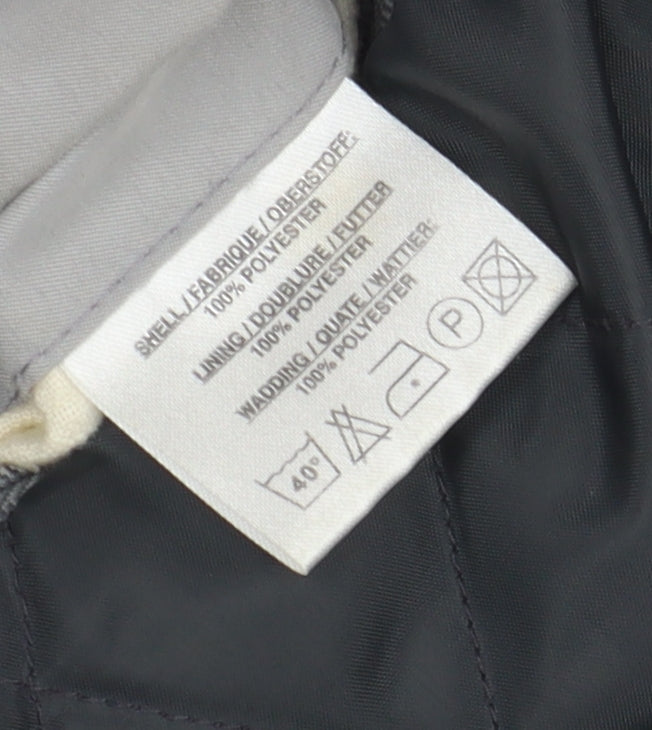 Baracuta Men's Grey Bomber Jacket Size S Polyester