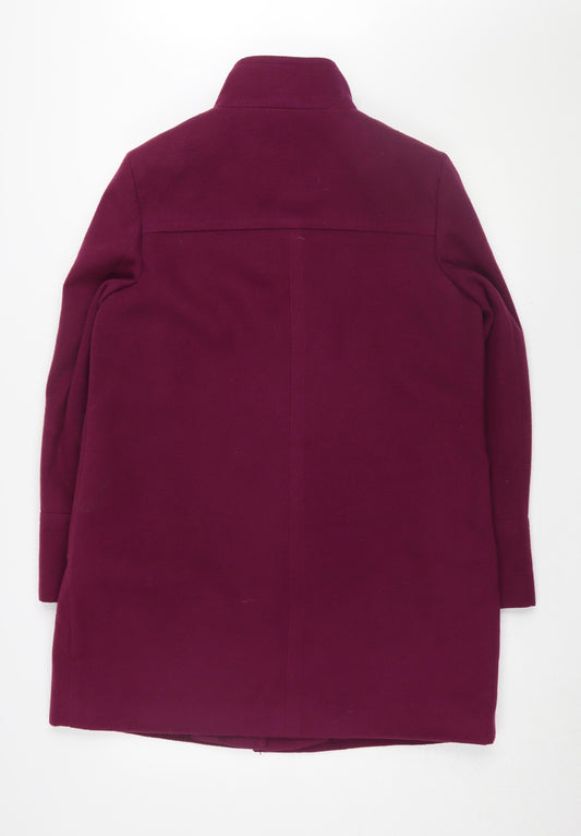 Womens UK Size 14 Marks and Spencer Purple Overcoat
