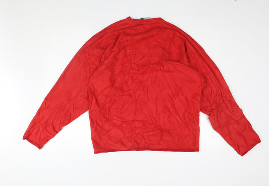 Puma Men's Red Long Sleeve T-Shirt M