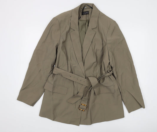 Womens UK Size 18 Dorothy Perkins Beige Basic Jacket
