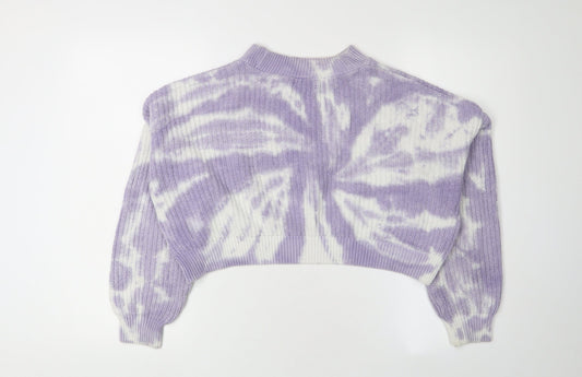 ASOS Design Women's Purple Pullover Jumper Size 10