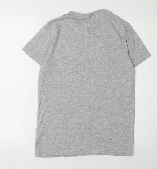 Marvel Iron Man Men's Grey Graphic T-Shirt Size S