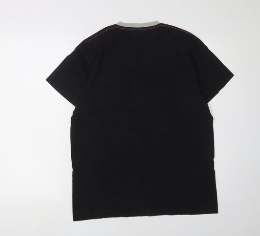 Ben Sherman Unisex Black T-Shirt - L, Classic Style