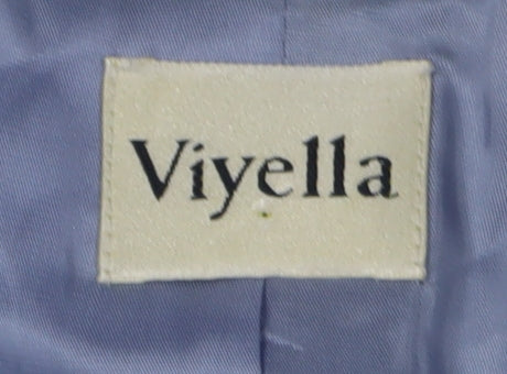 Viyella Women's Purple Long Suit Jacket Size 12