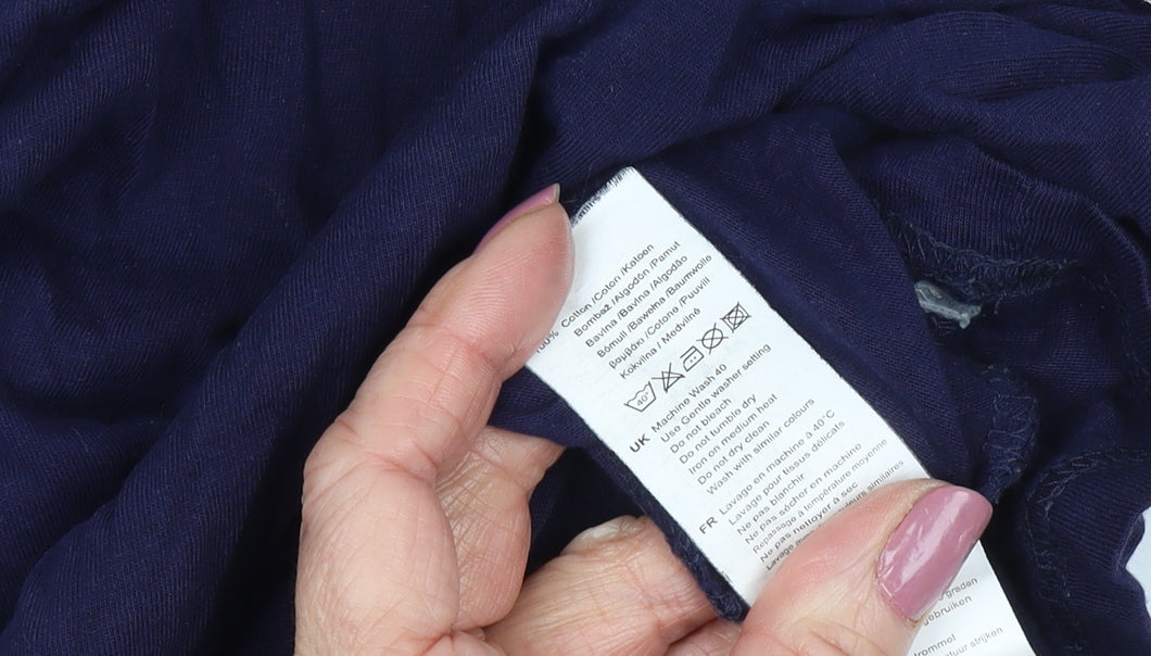 Slazenger Men's Blue Sleeveless Cotton T-Shirt