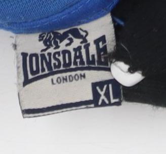 Lonsdale Men's Blue XL Graphic Print T-Shirt