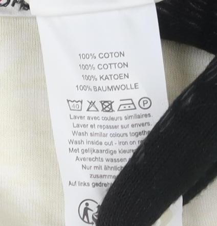 Damart Women's Yellow Floral T-Shirt, L, Casual